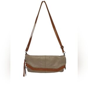 Zagara Classic Tan and Brown Crossbody Bags with Timeless Design